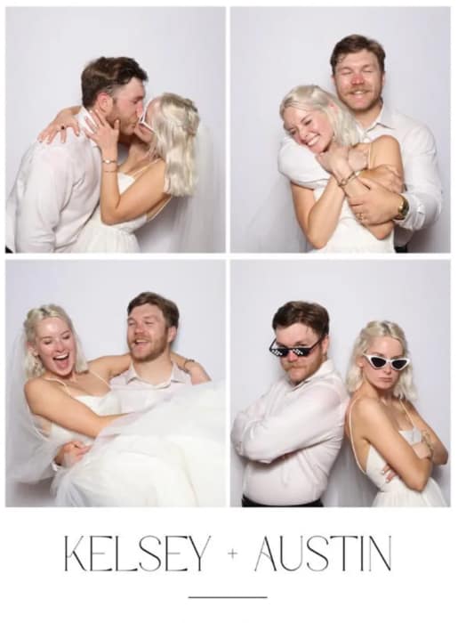 Sample personalized photo strip