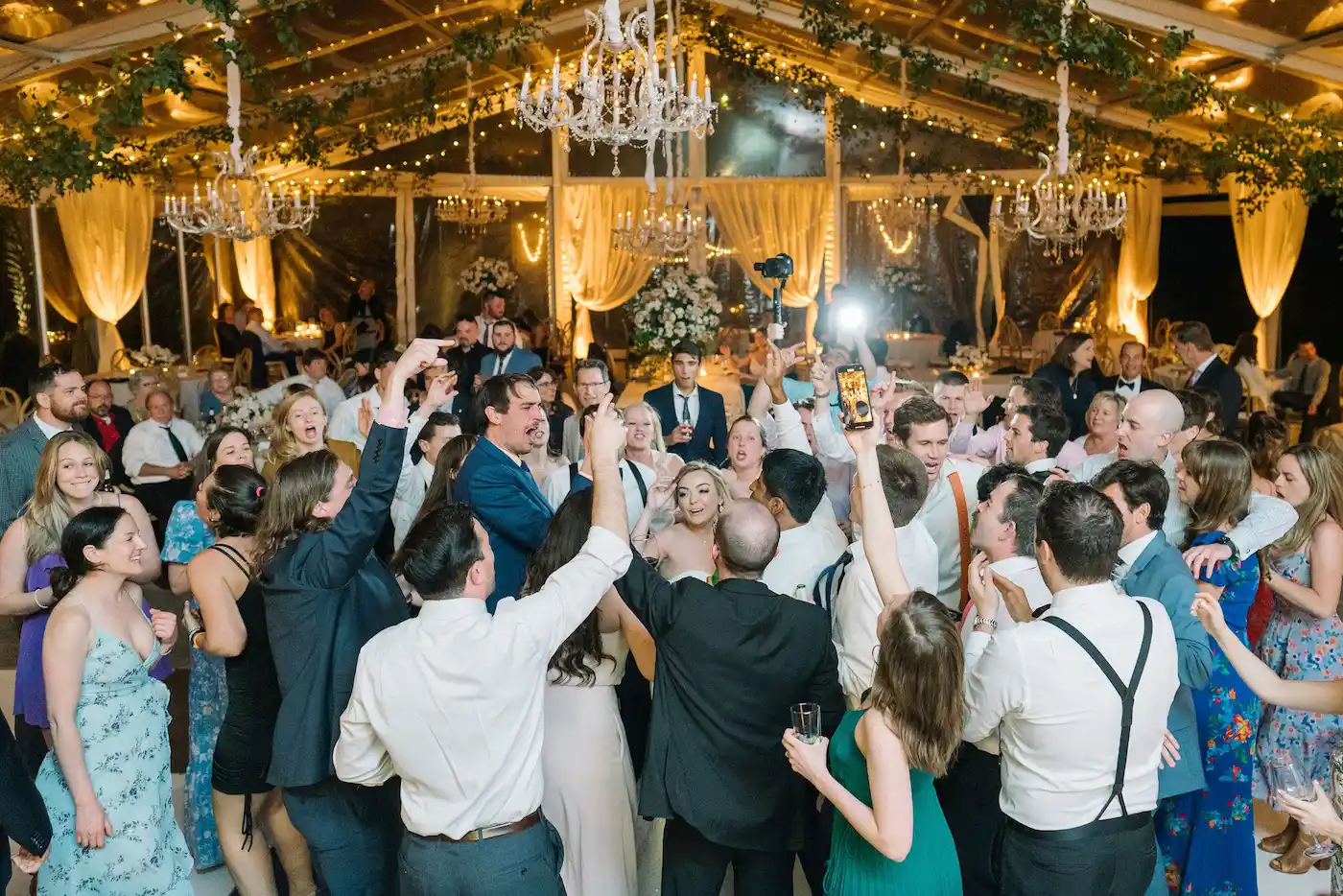 Wedding celebration at Lowndes Grove