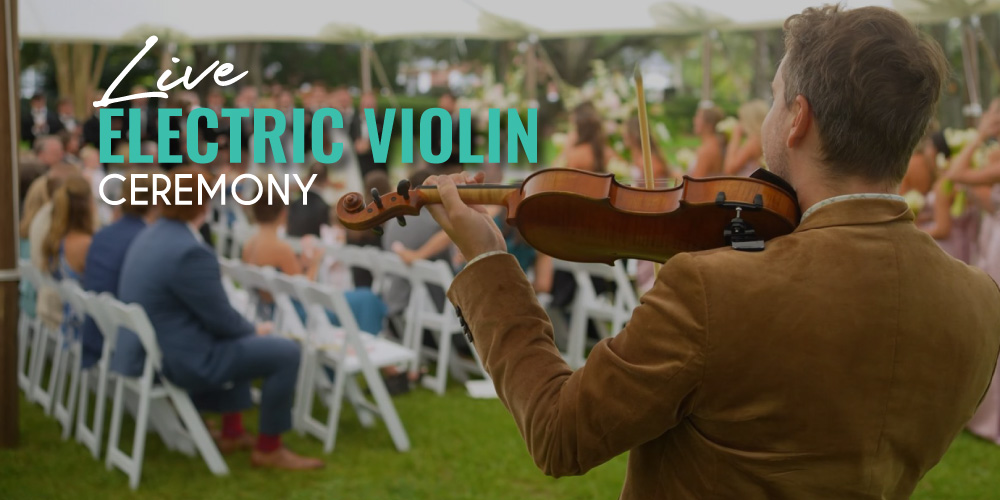 Ceremony violin video thumbnail hover state